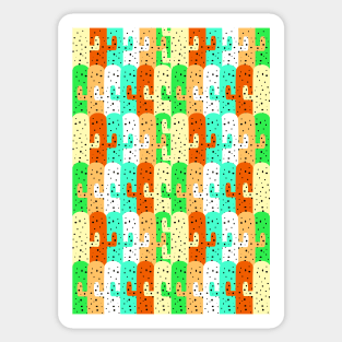 Cacti arrangement Sticker